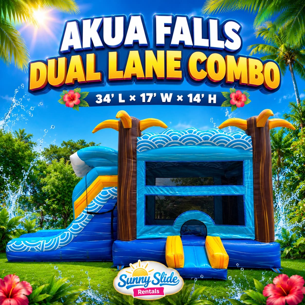 Akua Falls Dual Lane Combo